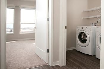 Washer and dryer in unit